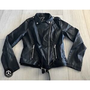 COALITION LA  Vegan Leather Jacket